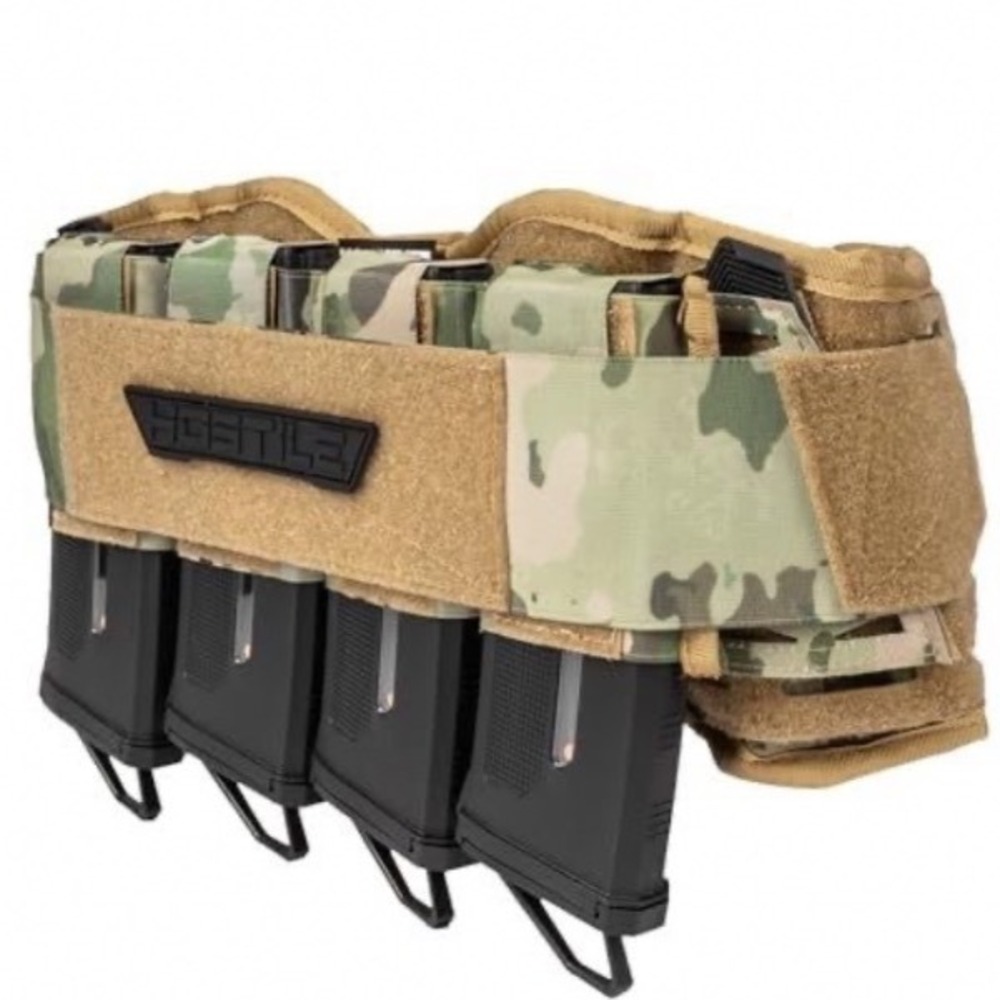HK Army Hostile CTS Synapse Flex Belt Mens OS Camo NEW Airsoft Mag Cells MOLLE